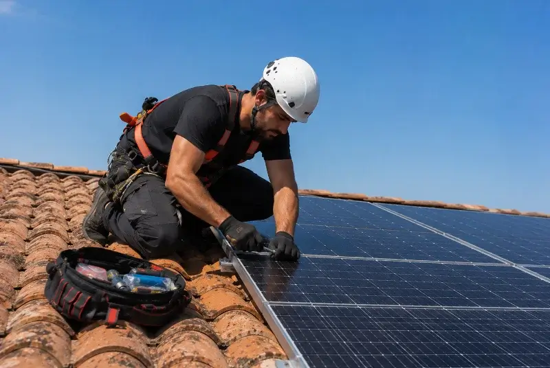 Maintenance et monitoring de panneaux solaires à Bugarach